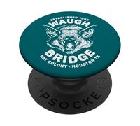 WAUGH BRIDGE BAT COLONY Houston TX Design PopSockets Adhesive PopGrip
