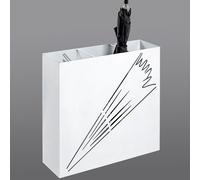 wauseon large metal umbrella stand in black
