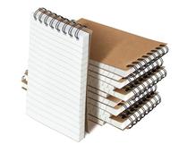 wavamawa Pocket Notebooks Set Of 12, Small 3x5 Spiral Notepads, Office Style Mini Notebook, Small Notepad pocket size, Memo Pads For Home, College, Work or School - Lined College Ruled Paper