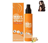 Wave Activator Spray for Natural Hair, Hair Styling Spray, Natural Smoothing Curl Styling Mist, Anti Frizz Curl & Revitalizer Defining spray, for Women & Men, Travel Home Salon Daily Use (100ml, 1PC)