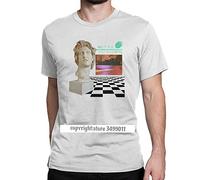 Wave Aesthetic Men Tshirt Wave Floral Shoppe Macintosh Plus Fashion Cotton O Neck Tee Shirt White