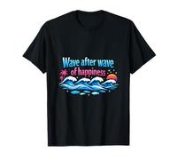 Wave After Wave of Happiness Permanent Vacation Party T-Shirt