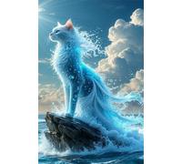 Wave Animal Cat 520 Piece Jigsaw Puzzles for Adults Colourful Fun Challenging & Brainteasing Educational Learning Gift Present for Children Boys Girls 520 Piece Puzzle for Adults