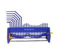 Wave Apparatus Demo for Physics, Hand Cranked, Includes 24 Eccentric Wheels for Longitudinal and Transverse Motion, Ideal for School Teaching