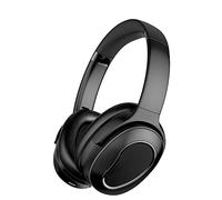 Wave Audio Noise Cancelling Headphones Bluetooth 5.0,Lightweight Wireless Headset Over-ear with Low Latency, 30H Playtime, Memory Foam Ear Cups