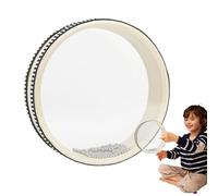 Wave Bead Drum - Stable Steel Frame, Wood Finish, Engaging Visual Acoustic Performance, Portable Compact Design | For Music Practice Relaxation Mindfulness Home Studio Educational Sessions