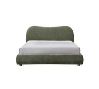 Wave Bed in Natural Weave - Double - Olive - Olive