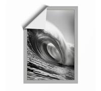 Wave Breaking Coastal Unframed Wall Art Print A3 (42×29.7cm), Wall Decor for Living Room, Bedroom, Office & Home, Art Gift