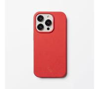 Wave Case iPhone 16 Pro Phone Case - Eco-Friendly Wheat Straw Phone Case with Shock-Absorbing Corners | 2mm Raised Lip | Ultra-Thin Design, 360° Protection | Red