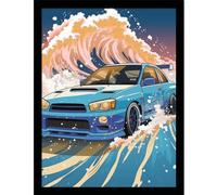 Wave Collection (Wave Cars Scooby) Collector Print (Framed)