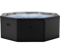 WAVE Como Eco Foam Smart Hot Tub - Charcoal Black