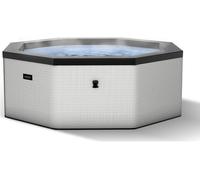 Wave Como 6-Person Eco Foam Hot Tub Integrated Heater Graphite Grey, Grey