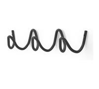 Wave Design Wall Mount Coat Rack - 20KG Heavy Duty Creative Wall Hooks, Easy Install Multi-Purpose Hanger for Coats Hats Bags Umbrellas