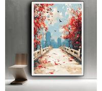 Wave Diamond Painting Kits for Adults Beginners, Blue Diamond Art Kits for Kids, 5D Full Drill Crystal Rhinestone Sequin Art and Crafts for Adults for Home Wall Decor, Gift for Women, Teens 0z-414