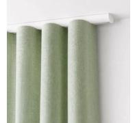 Wave DS Perfect Waves Curtain Rod, Aluminium, White, 300 cm, Flush Mount, Contemporary (White, 300 cm)