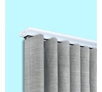 Wave DS Perfect Waves Rail Curtain Rod, Aluminium, White, 500 cm, Flush Mount, Contemporary (White, 500 cm)