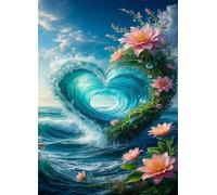 Wave Flower Jigsaw Puzzles for Adults 700 Challenging & Brainteasing Adults Jigsaws Puzzle Puzzle Games Jigsaw Puzzle 700 Pieces