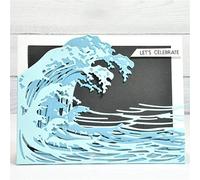Wave Frame Cutting Dies,Wave Frame Die Cuts,DIY Scrapbooking Artist Metal Cutting Dies Stencils for Card Making Scrapbooking Making Embossing Cuts Stencil Craft New