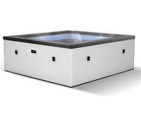 WAVE Garda Eco Foam Smart Hot Tub - Pebble White