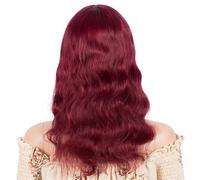 Wave Hair Short Wigs For Women Fashion Short Body Wave Human Hair Wigs With Bangs 180 24inches#1