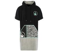 Wave Hawaii - Airlite Poncho Moledo - Surf poncho size XL, black/grey