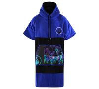WAVE HAWAII Jellygang Surf Poncho for Body Sizes from 170-200 cm 100% Eco Cotton Velour Changing Aid Swimming Beach Surfing Bath Towel Shower Women Men Adults