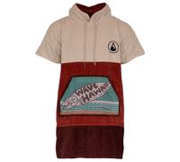 Wave Hawaii - Poncho Campeche - Surf poncho size M, red
