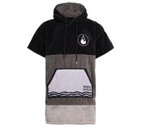 Wave Hawaii - Poncho Durban - Surf poncho size L, grey/black