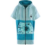 Wave Hawaii Poncho Flyh Surf Poncho 100% Cotton for Body Sizes from 155-185 cm Changing Aid for Swimming Beach Surfing Bath Towel with Bath Poncho Shower Poncho for Women Men Adults, multicoloured,