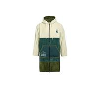 WAVE HAWAII Zip Surf Poncho for Body Sizes from 155 - 185 cm Made of 100% Eco Cotton Changing Aid for Swimming Beach Surfing Shower Poncho Surf Poncho for Women Men Adults, Pattaya, S