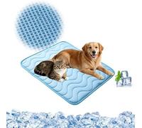 Wave Ice Silk Pet Cooling Mat (Blue M)