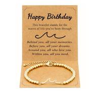Wave-Inspired Bracelet - An Exquisite Gift for Every Woman and Girl, Ideal for Christmas, Birthdays, and Cherished Moments, 8inch, no gemstone