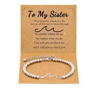 Wave-Inspired Bracelet - For Every Woman, Ideal for Christmas, Birthdays, and Cherished Moments, 8inch, Stainless Steel, no gemstone