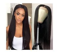 Wave Lace Front Wigs 4×4 Lace Closure Wig 10-30 Inch Brazilian Straight Lace Front Wig Remy Medium Brown Lace Front Human Hair Wigs For Women Natural Synthetic Hair Wigs(180%,20inches)