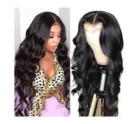 Wave Lace Front Wigs Body Wave Lace Front Human Hair Wigs for Women 150% Density 13x4 13x6 HD Transparent Lace Frontal Wigs 10-30 Inch Brazilian Remy Lace Wigs Natural Synthetic Hair Wigs(13x6 Transpa