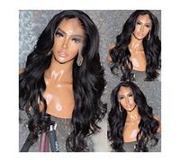 Wave Lace Front Wigs Brazilian Body Wave Lace Front Wig 12-28 Inch Body Wave Human Hair Wigs for Women Brazilian Pre-Plucked Lace Front Human Hair Wigs Natural Synthetic Hair Wigs(13X4 Lace Front Wig,
