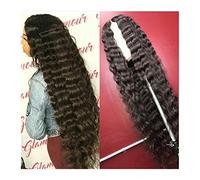 Wave Lace Front Wigs Peruvian Loose Deep Wave Lace Wig 8-30 Inch Transparent 13X6 Lace Frontal Wig Free Part Remy Lace Front Human Hair Wigs for Women Natural Synthetic Hair Wigs(150% density 13x6 wig