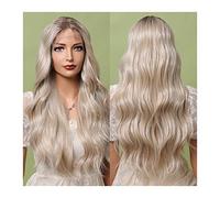 Wave Lace Front Wigs Synthetic Lace Wigs Long Light Brown Lace Front Wigs Heat Resistant Synthetic Natural Hair Lace Frontal Wigs for Women Cosplay Wigs Natural Synthetic Hair Wigs