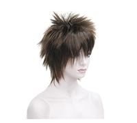 Wave Lace Front Wigs Synthetic Wigs Punk Hairstyle Short Straight Hair Wig Man Natural Synthetic Hair Wigs(03)
