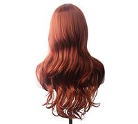 Wave Lace Front Wigs Wavy Hair Synthetic Wig Long Blue Cosplay Wigs for Women Colored Red Pink Blonde Purple Brown Green Black Burgundy Natural Synthetic Hair Wigs(#530)