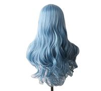Wave Lace Front Wigs Wavy Hair Synthetic Wig Long Blue Cosplay Wigs for Women Colored Red Pink Blonde Purple Brown Green Black Burgundy Natural Synthetic Hair Wigs(P6/613)
