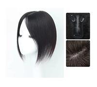 Wave Lace Front Wigs Wig Piece Female Head of Hair Patch Piece Cover White Hair Real Hair Real Hair Fluffy Increase Hair Volume Wig Piece Natural Synthetic Hair Wigs(09-(8x12)25CM black)