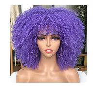 Wave Lace Front Wigs Wig With Bangs for Black Women Cosplay Blonde Synthetic Natural Red Wigs African Natural Synthetic Hair Wigs(03)