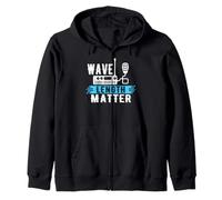 Wave Length Matter Shortwave Radio Ham Transmitter Zip Hoodie