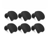 WAVE Luxury Foam Hot Tub Head Rest, Comfortable Quick-Dry Spa Pillow for Neck & Head Support, Fits Inflatable Hot Tubs & Spas, Black, 6 Pack