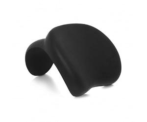 WAVE Luxury Foam Hot Tub Head Rest, Comfortable Quick-Dry Spa Pillow for Neck & Head Support, Fits Inflatable Hot Tubs & Spas, Black, 1 Pack