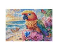 Wave Macaw 300 Piece Complete Jigsaw Puzzle Set Teens Beginners Mind Relaxation Puzzle Fans Group Play Anniversary Fathers Gift Thick Cardboard 300 PCS