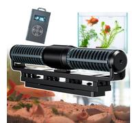 Wave Maker for Aquarium, DC Dual Powerhead with 4 Wave Modes, Adjustable Water Flow Speed, Quiet Operation for Freshwater & Saltwater Tanks