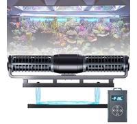 Wave Maker Pump for Aquariums, Adjustable Cross Flow with LED Display Controller & APP Control, Magnetic DC 24V Powerhead, Ideal for Freshwater and Marine Reef