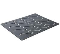 Wave-Mat - Large Stylish Protective Sink Draining Mat designed for QUARTZ, GRANITE worktops - Charcoal